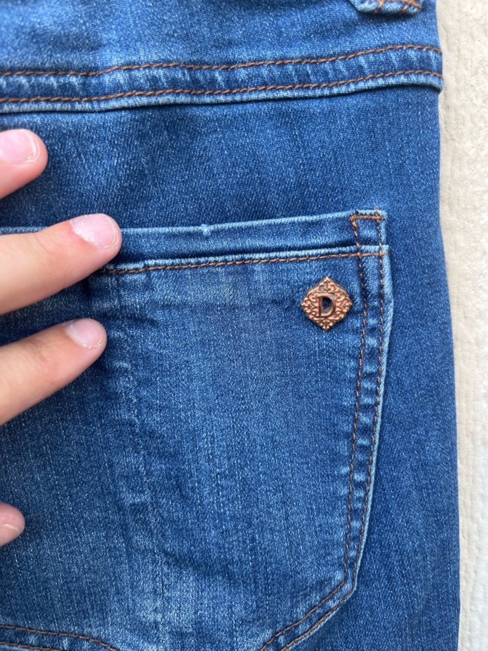 DEMOCRACY AB SOLUTION BOOT CUT MEDIUM WASH DENIM JEANS 8 - Picture 4 of 6